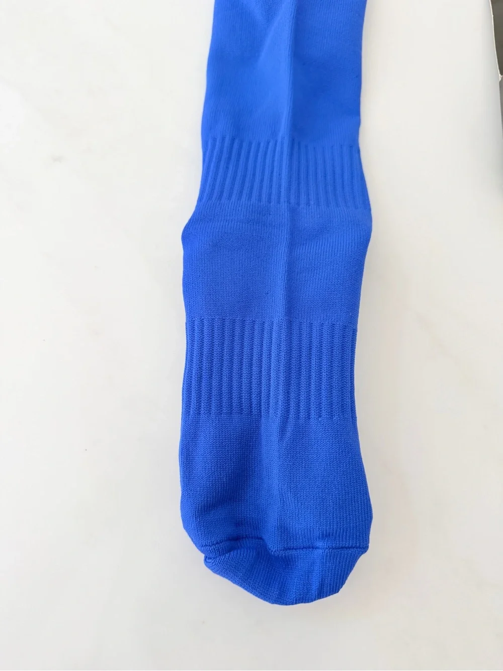 VLACK Athletic Compression Knee High Socks Soccer hockey Blue size M New